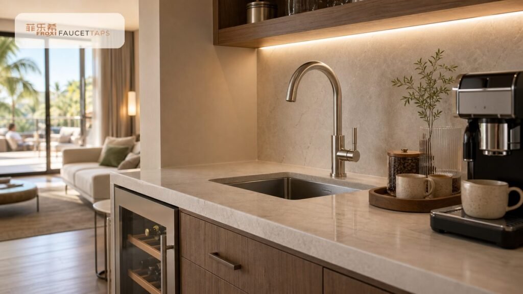 bar faucet for coffee bar pantry sink and hospitality suite specification