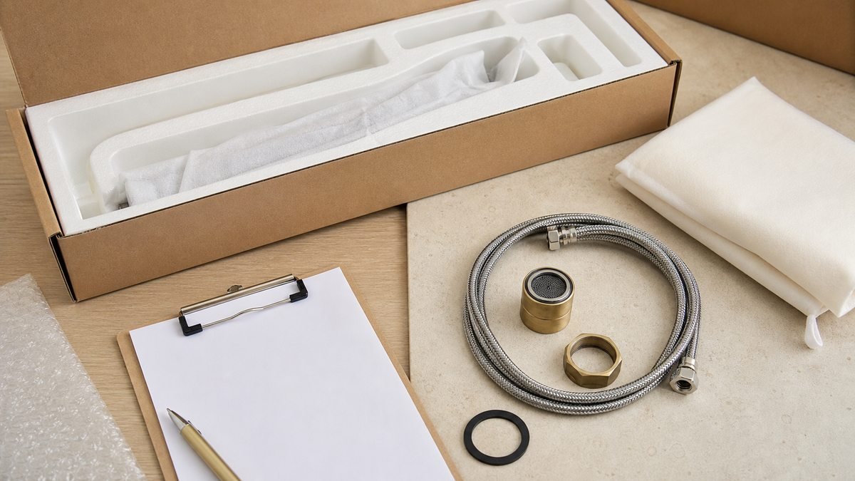 bar faucet installation kit with hose gasket mounting washer and nut