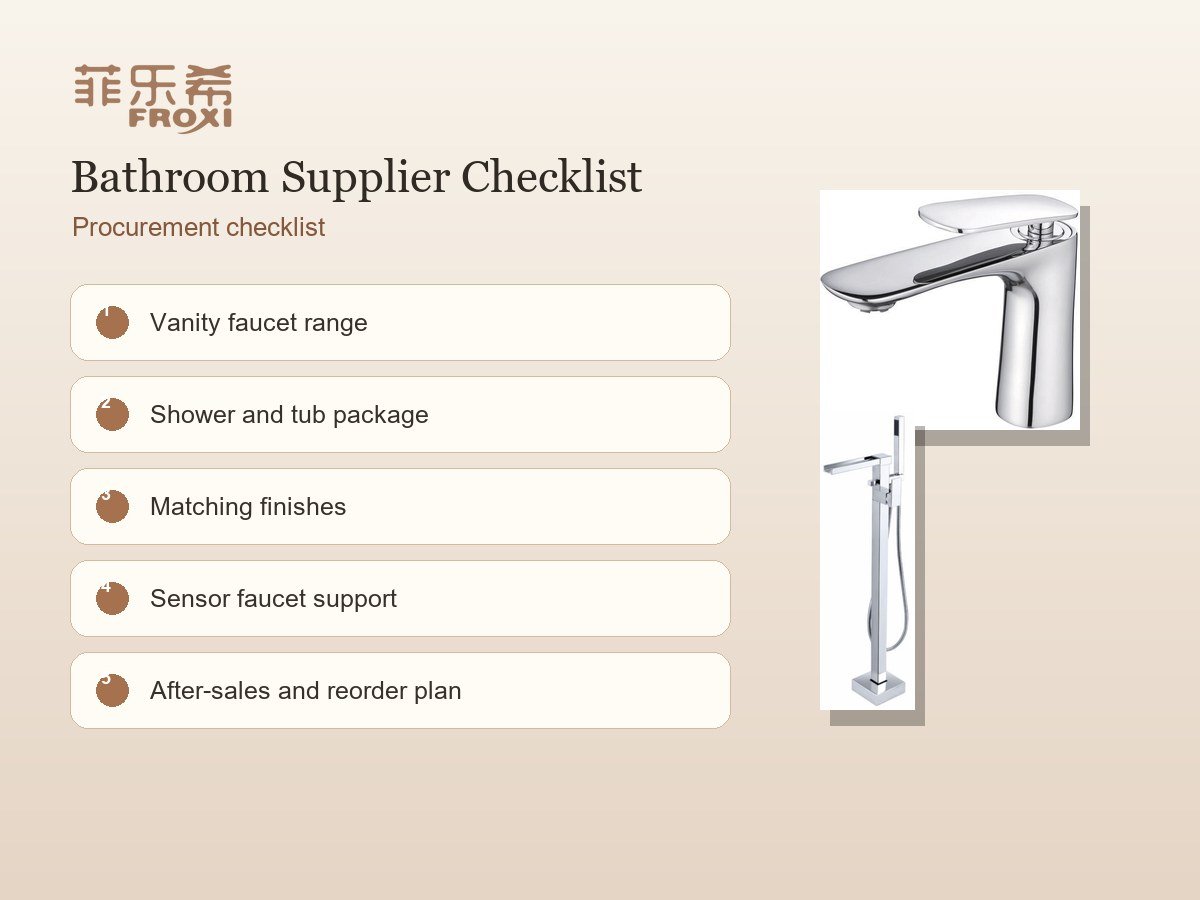 bathroom faucet supplier selection checklist for importers