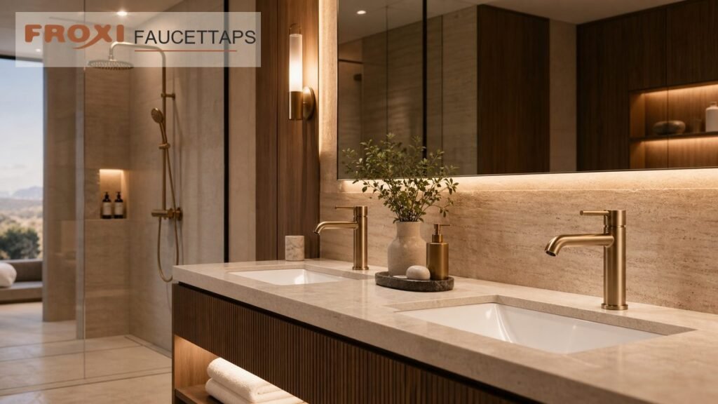 bathroom sink faucet supplier guide with coordinated rain shower system