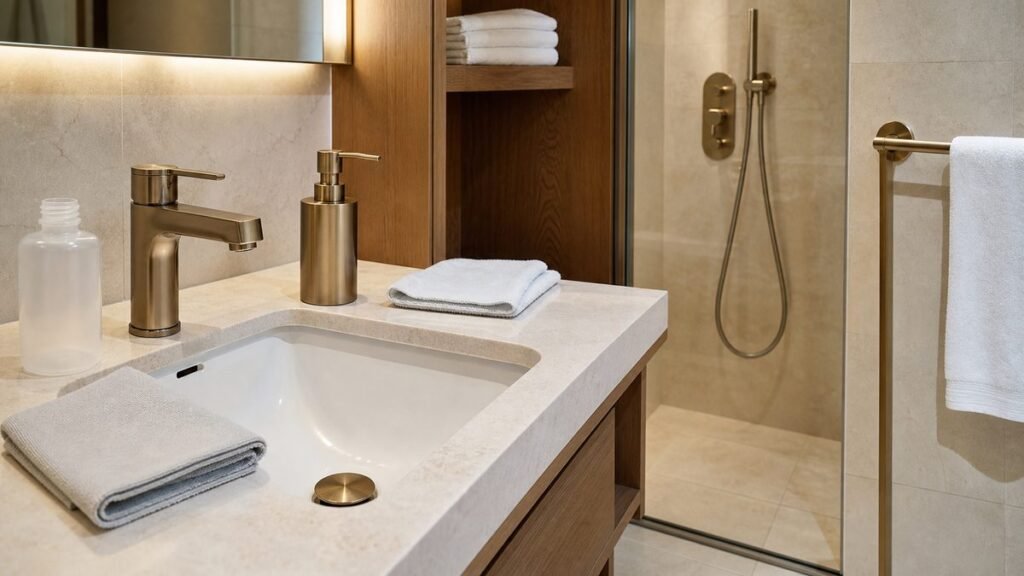 Hotel Bathroom Accessory Cleaning-Chemical Compatibility Guide Featured Image