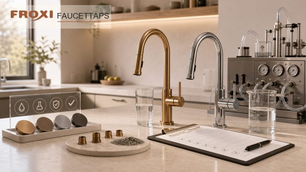 NSF ANSI 61 drinking water faucet certification and lead-free material review